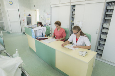 Zdjęcie przedstawia wygląd punktu pielęgniarskiego